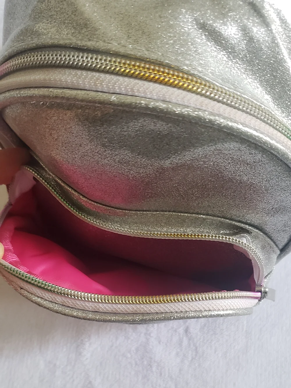 Kids Minion Mayhem Silver Glitter Unicorn Backpack - I Heart Fluffy